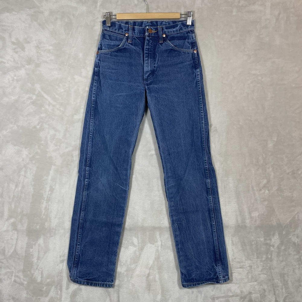 Wrangler Cowboy Cut Jeans Mens 28x32 (fit 27x31) 13MWZ Blue Western